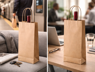 Nenápadný obal na víno