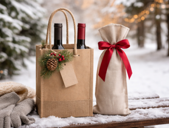 jak zabalit víno elegantně zima