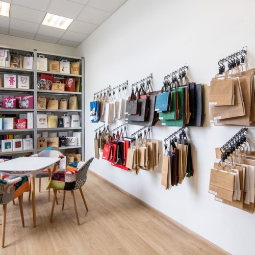 Showroom papírových tašek