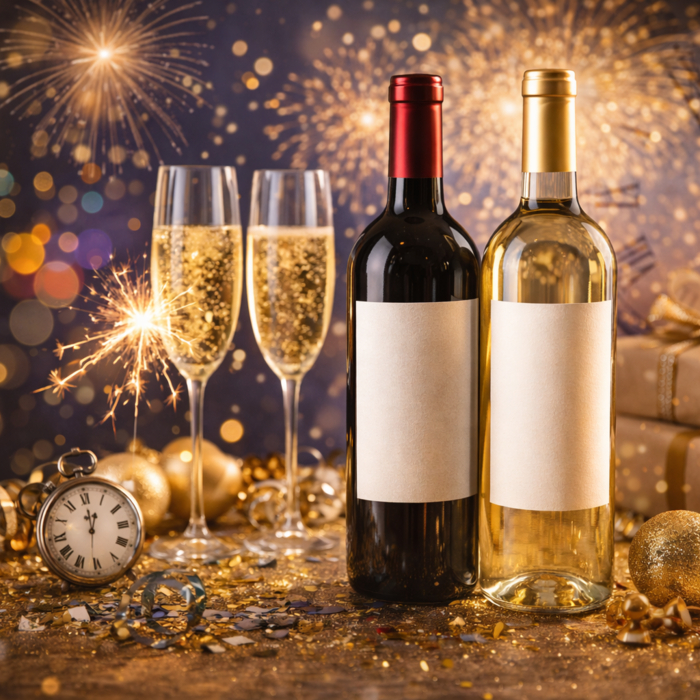 víno silvestrovské dárky